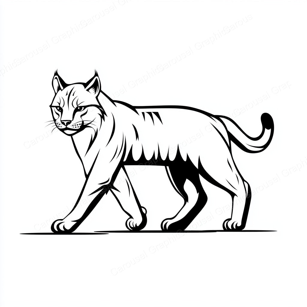 Bobcat Vector Graphic preview