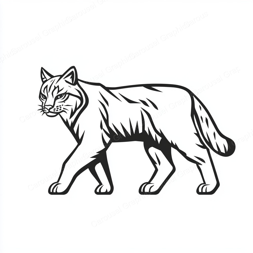Bobcat Vector Graphic preview