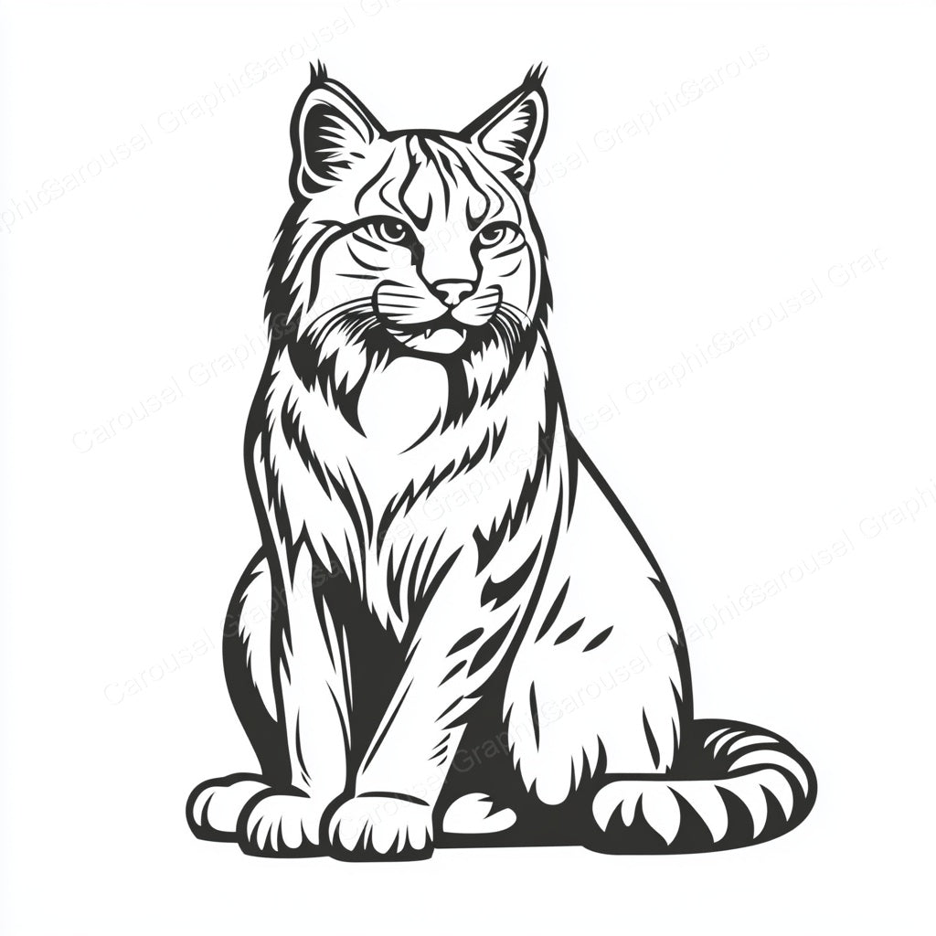 Bobcat Vector Graphic preview