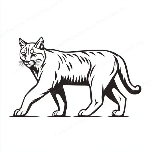 Bobcat Vector Graphic preview