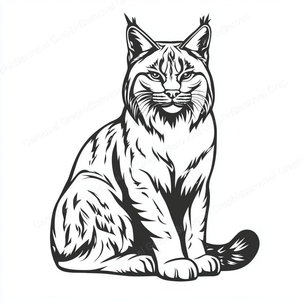 Bobcat Vector Graphic preview