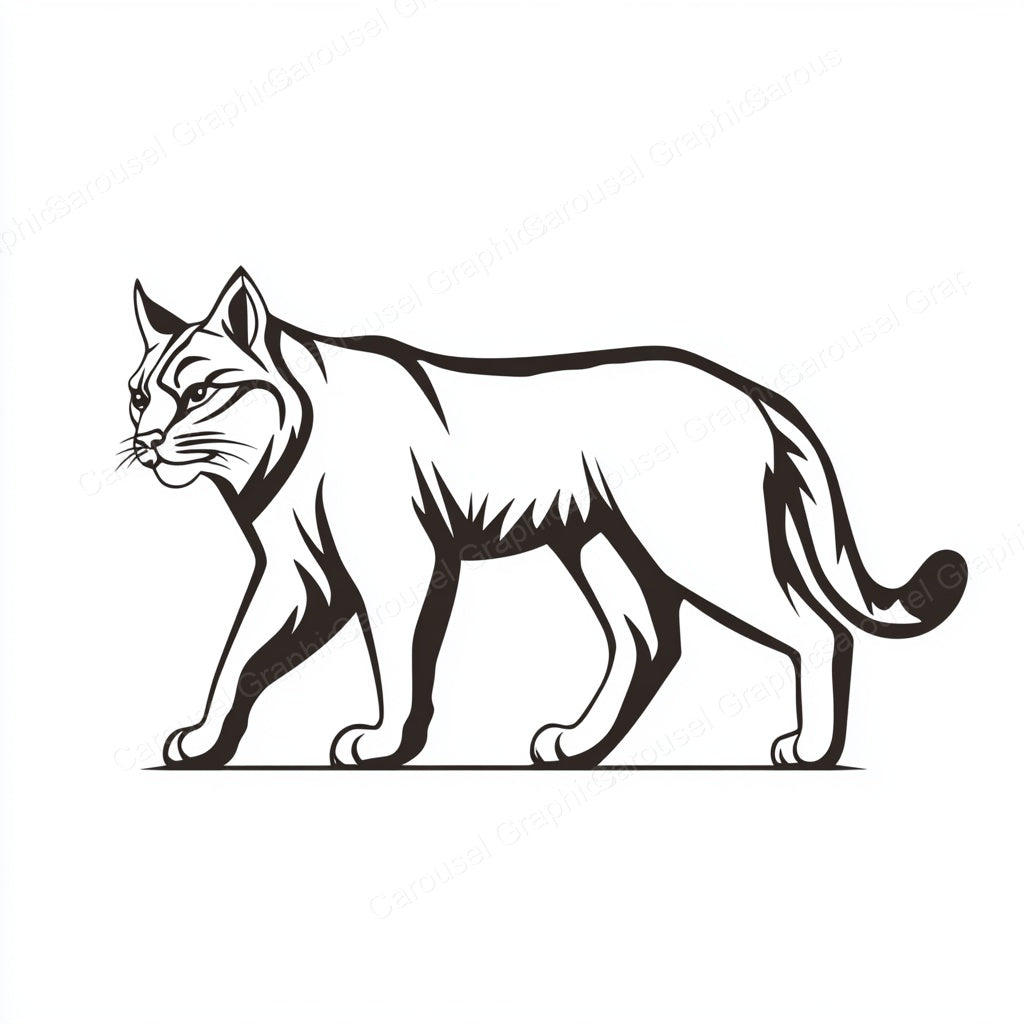 Bobcat Vector Graphic preview