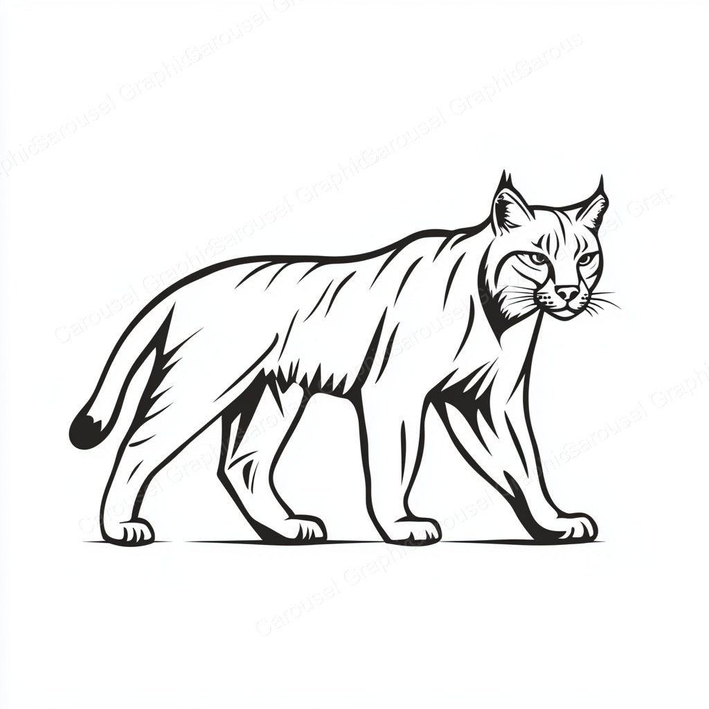 Bobcat Vector Graphic preview