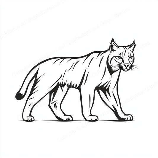 Bobcat Vector Graphic preview
