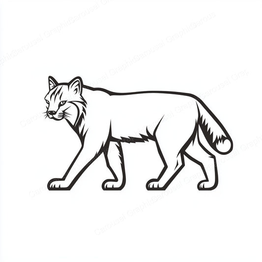 Bobcat Vector Graphic preview