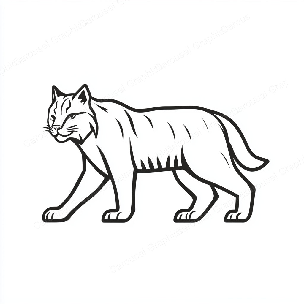 Bobcat Vector Graphic preview