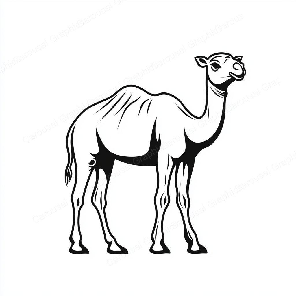 Camel Vector Graphic preview