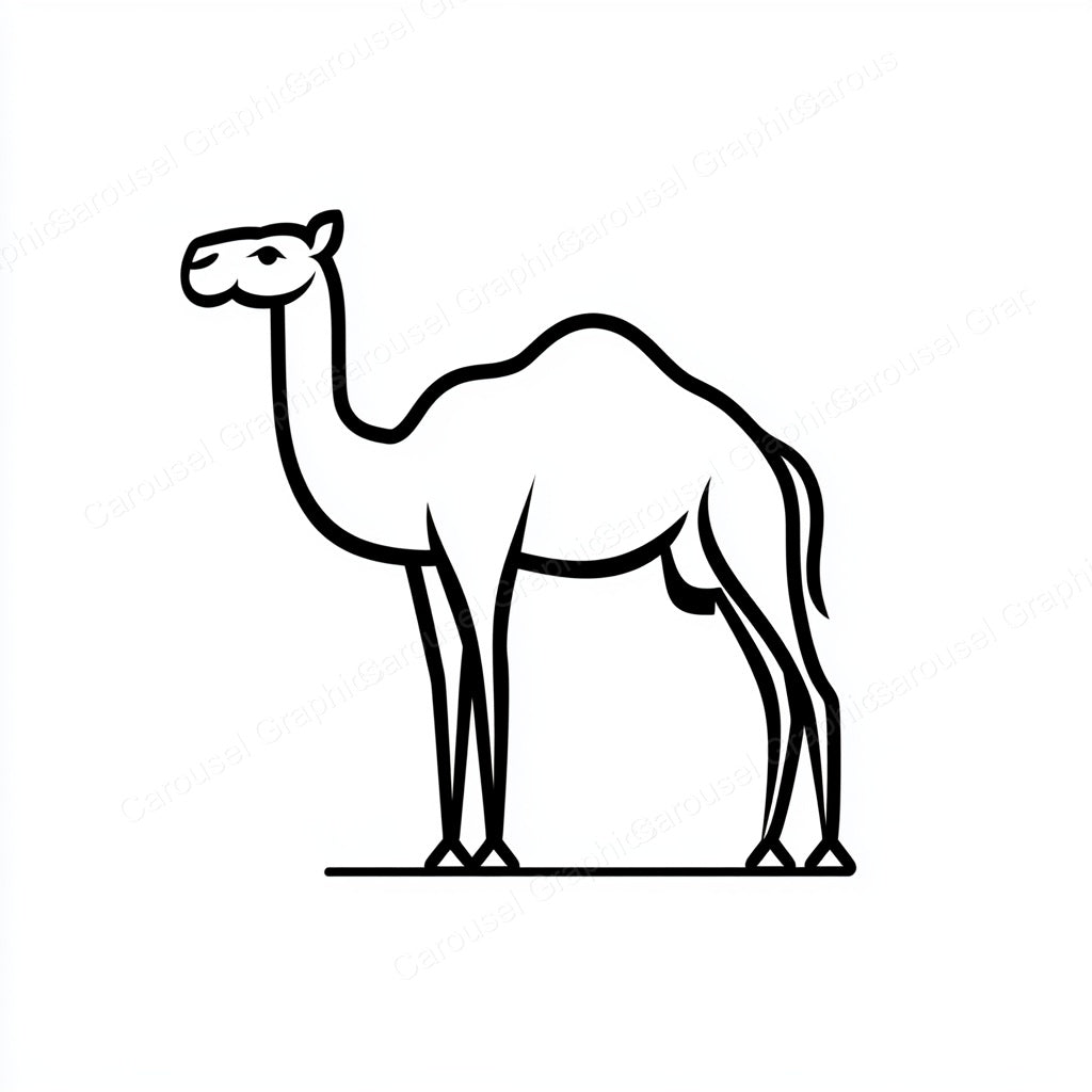 Camel Vector Graphic preview