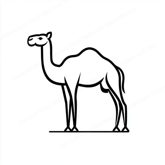 Camel Vector Graphic preview
