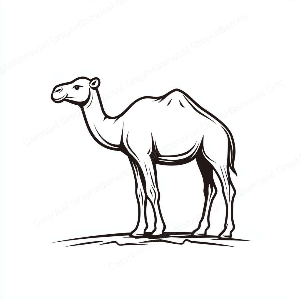 Camel Vector Graphic preview