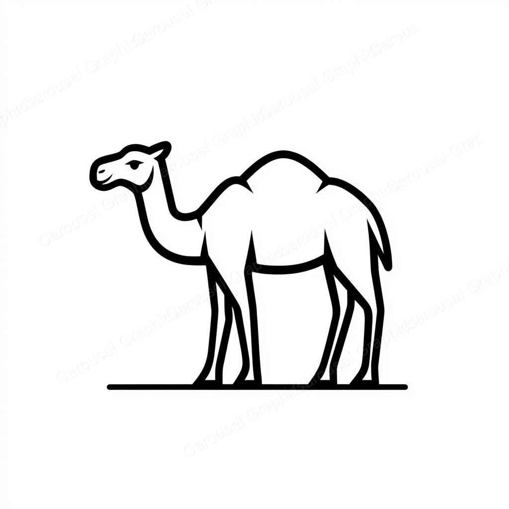 Camel Vector Graphic preview