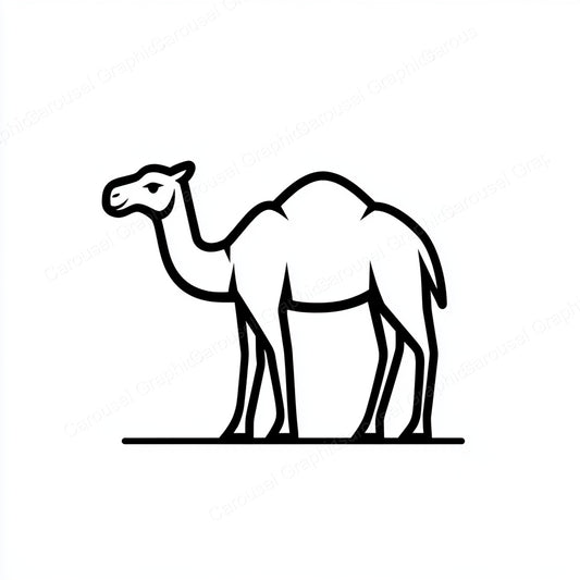 Camel Vector Graphic preview