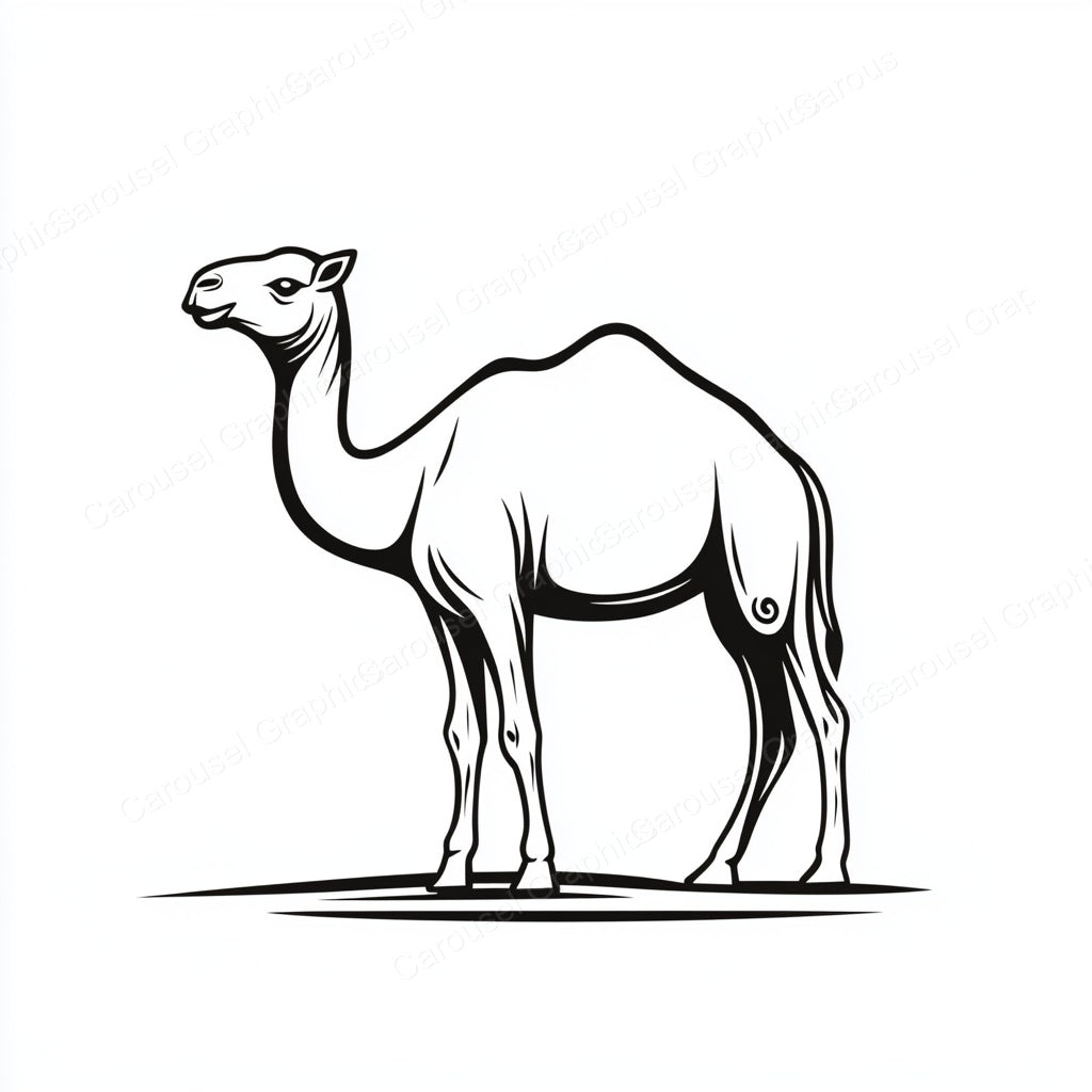 Camel Vector Graphic preview
