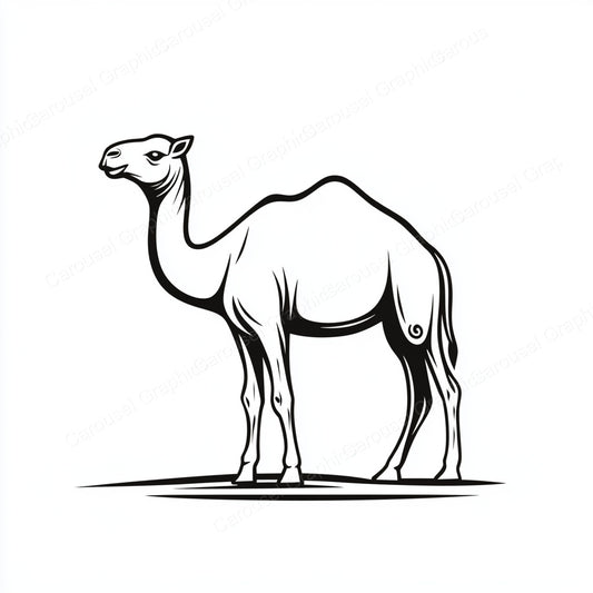 Camel Vector Graphic preview