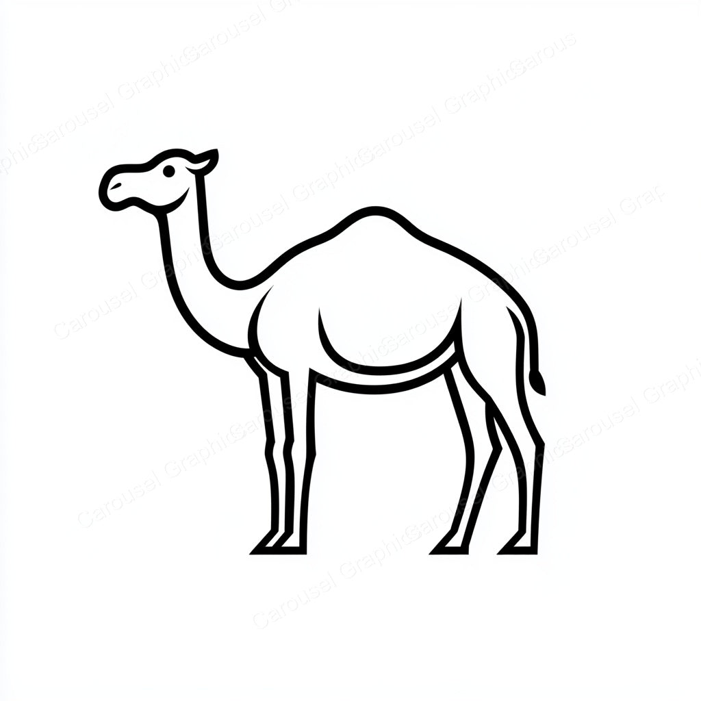 Camel Vector Graphic preview