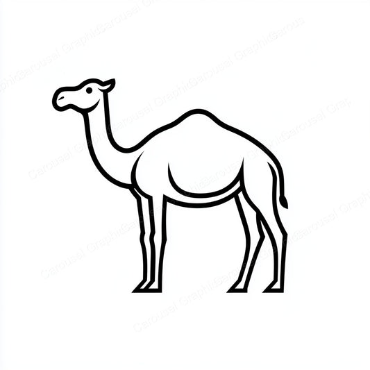 Camel Vector Graphic preview