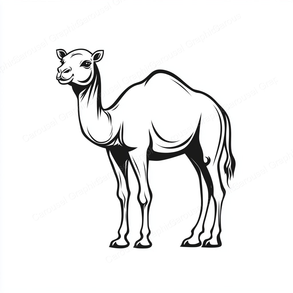 Camel Vector Graphic preview