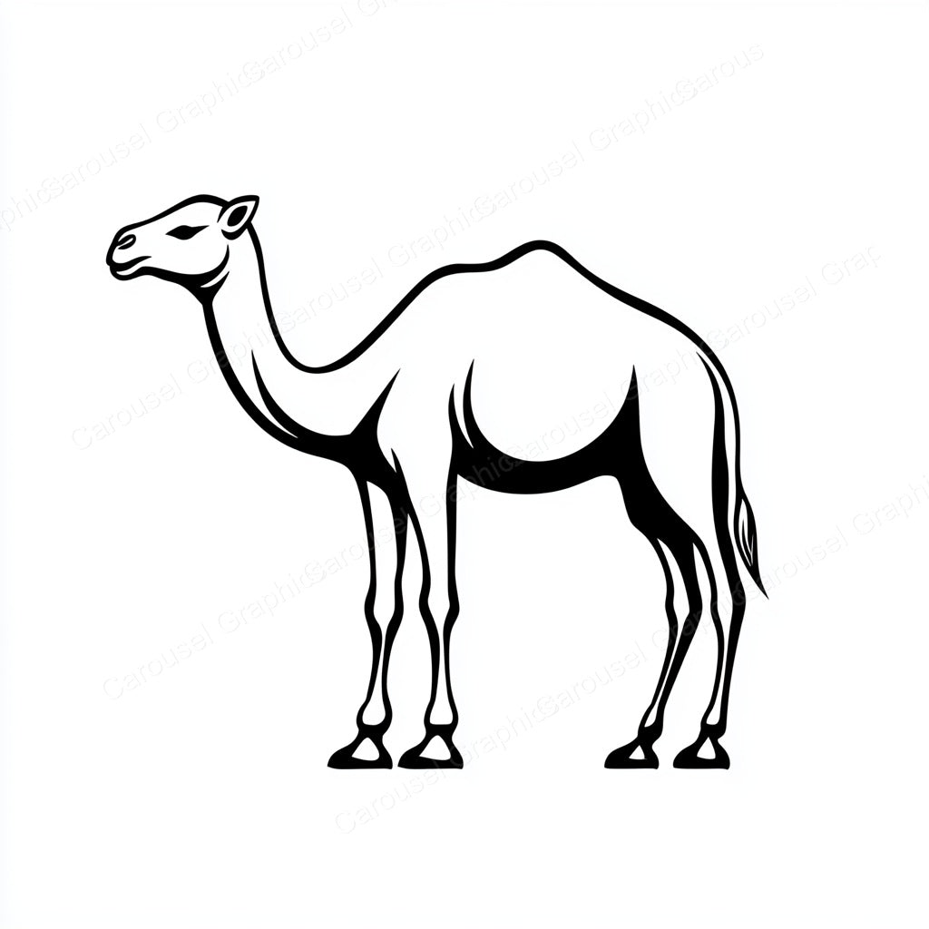 Camel Vector Graphic preview