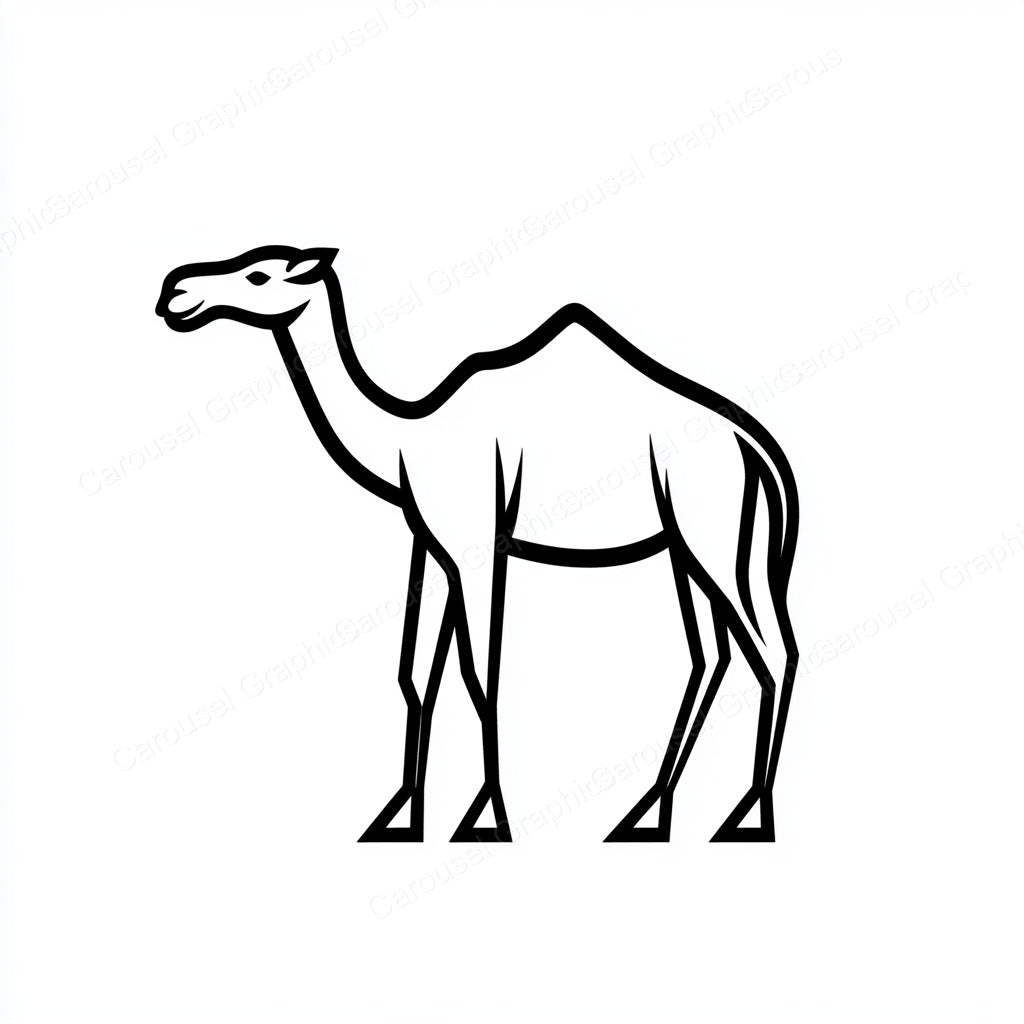 Camel Vector Graphic preview