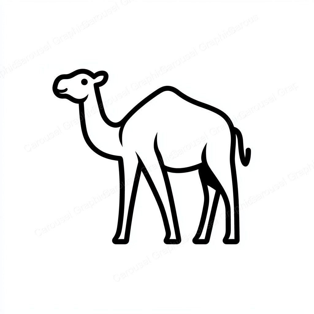 Camel Vector Graphic preview