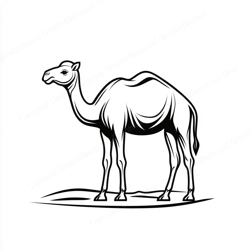 Camel Vector Graphic preview