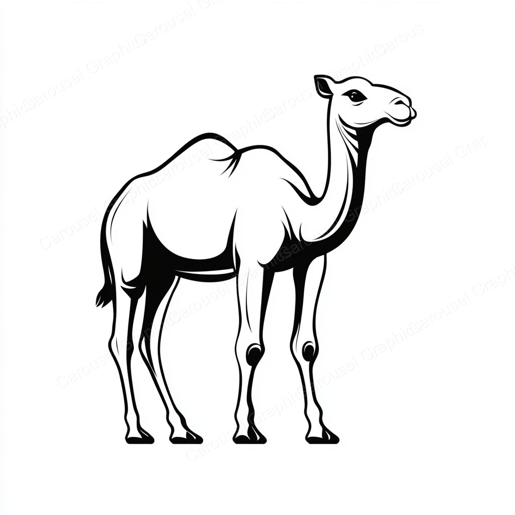Camel Vector Graphic preview