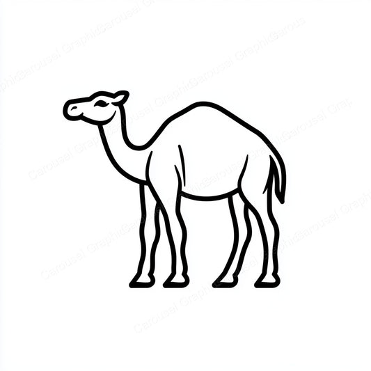 Camel Vector Graphic preview
