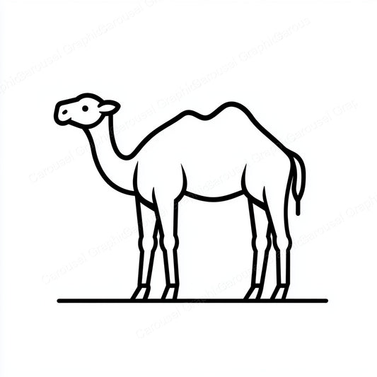 Camel Vector Graphic preview