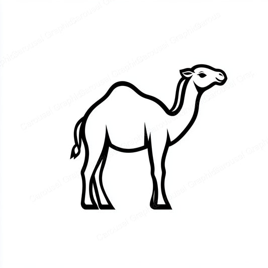 Camel Vector Graphic preview