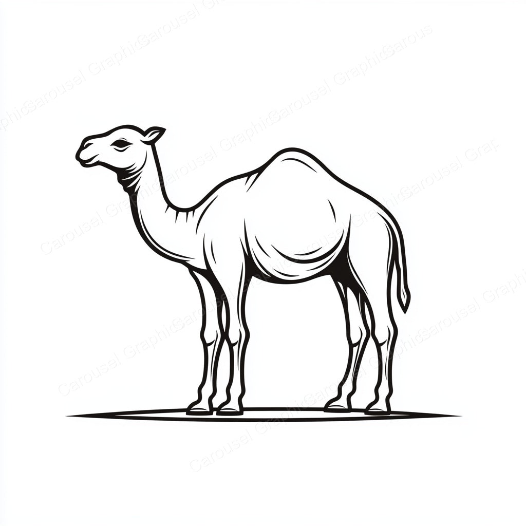 Camel Vector Graphic preview