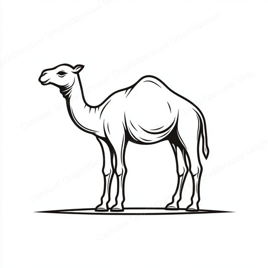 Camel Vector Graphic preview