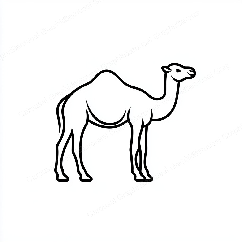 Camel Vector Graphic preview