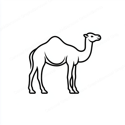 Camel Vector Graphic preview