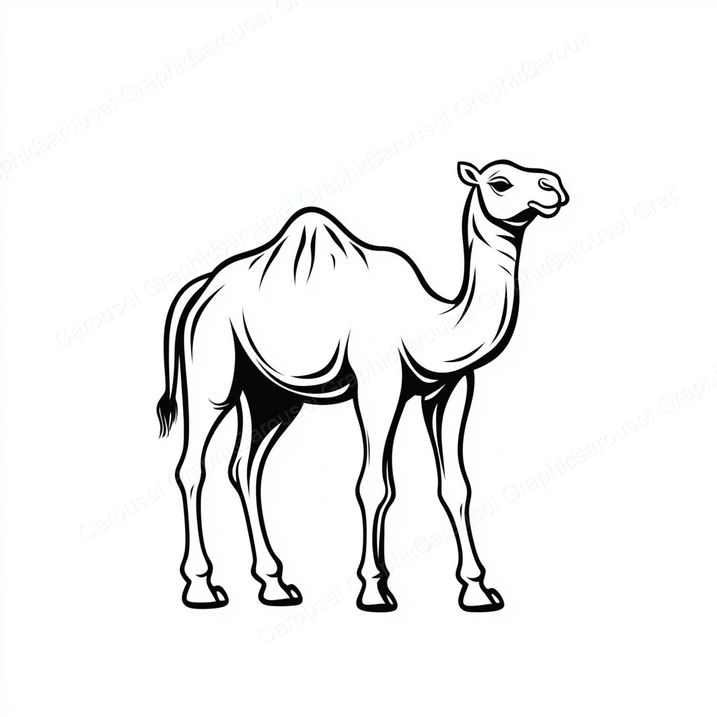 Camel Vector Graphic preview