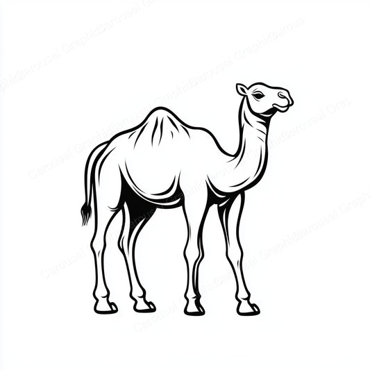 Camel Vector Graphic preview