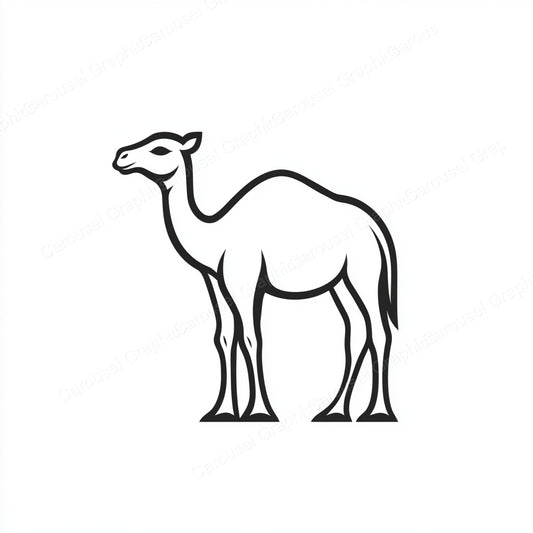 Camel Vector Graphic preview