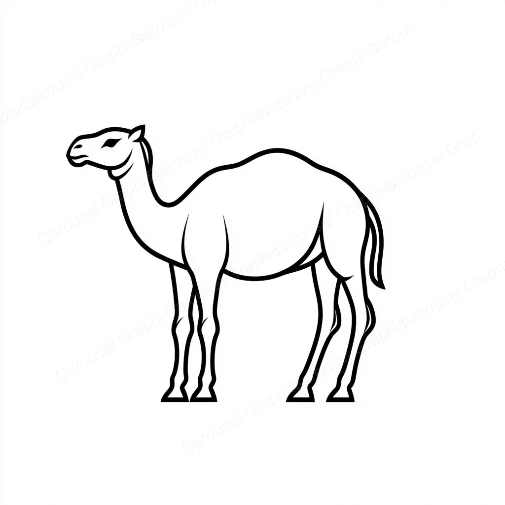 Camel Vector Graphic preview
