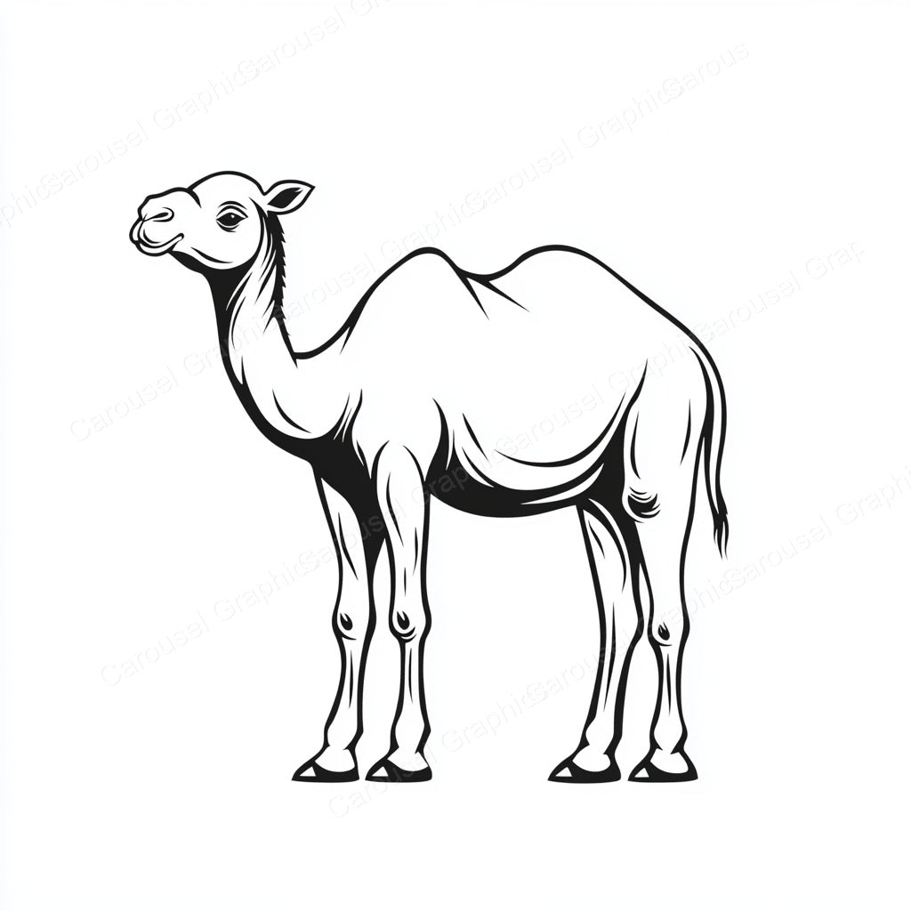 Camel Vector Graphic preview
