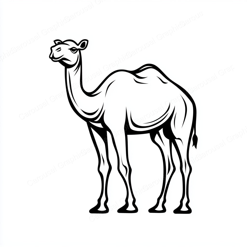 Camel Vector Graphic preview