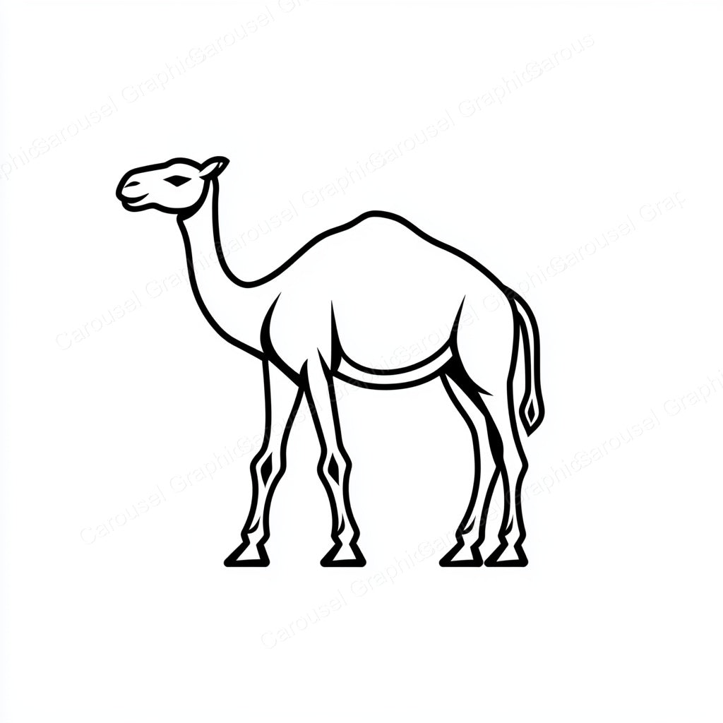 Camel Vector Graphic preview
