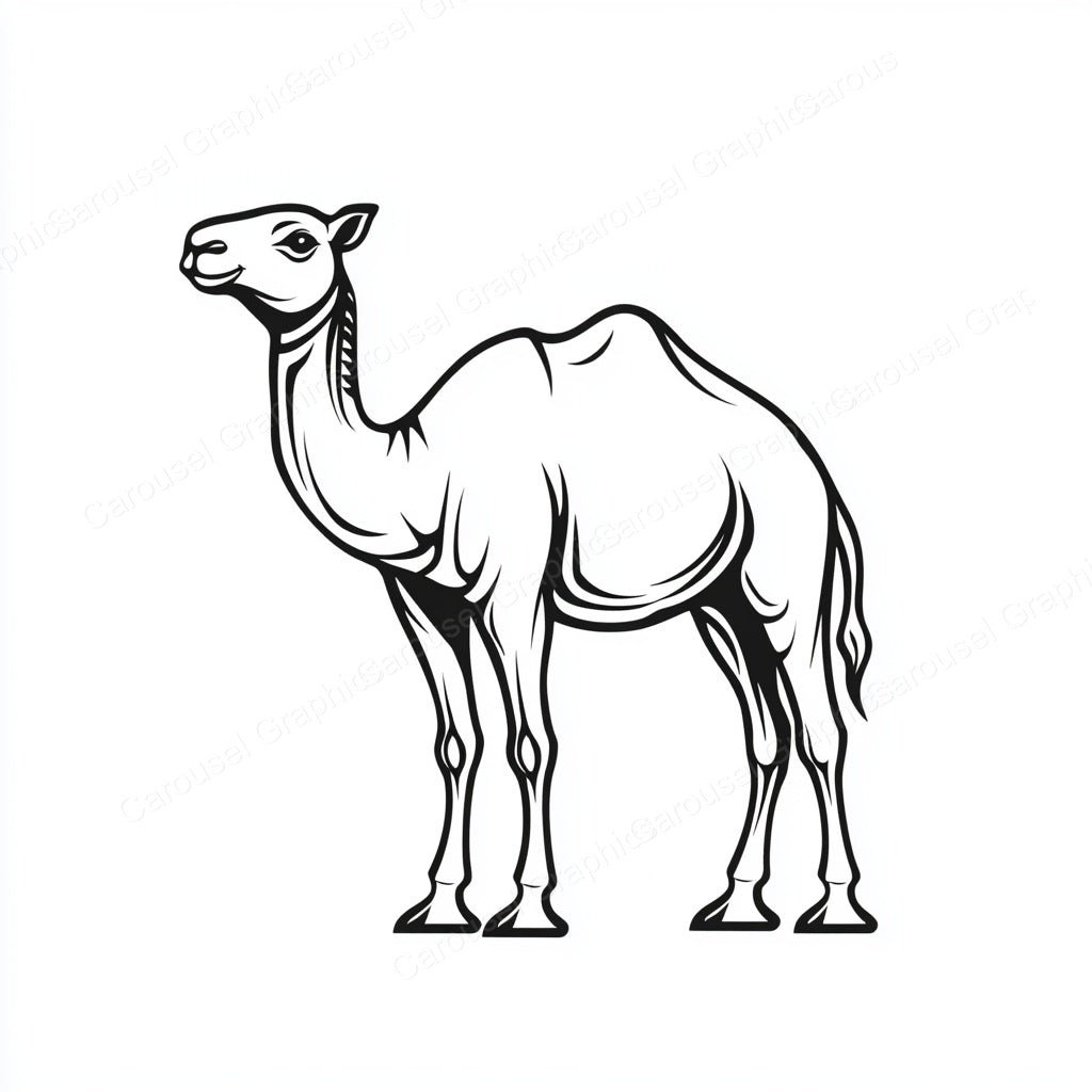 Camel Vector Graphic preview