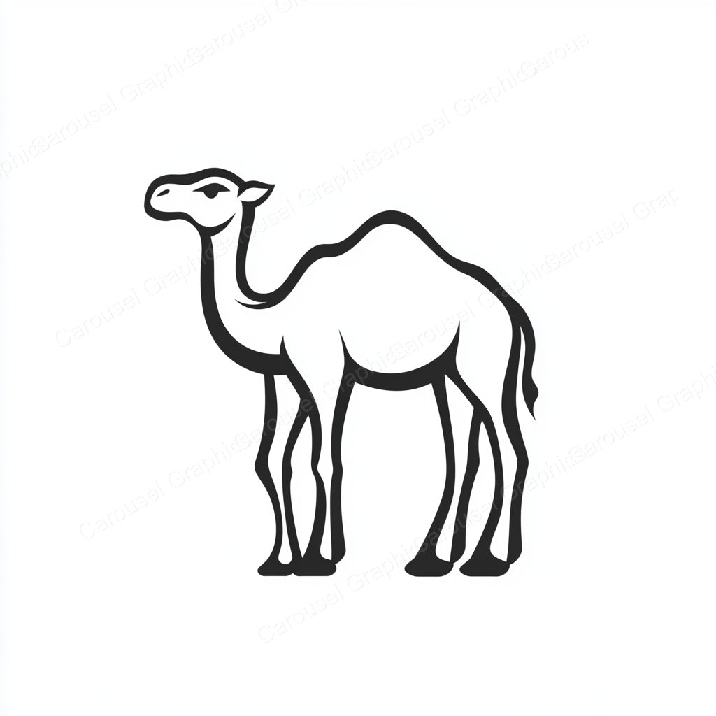 Camel Vector Graphic preview