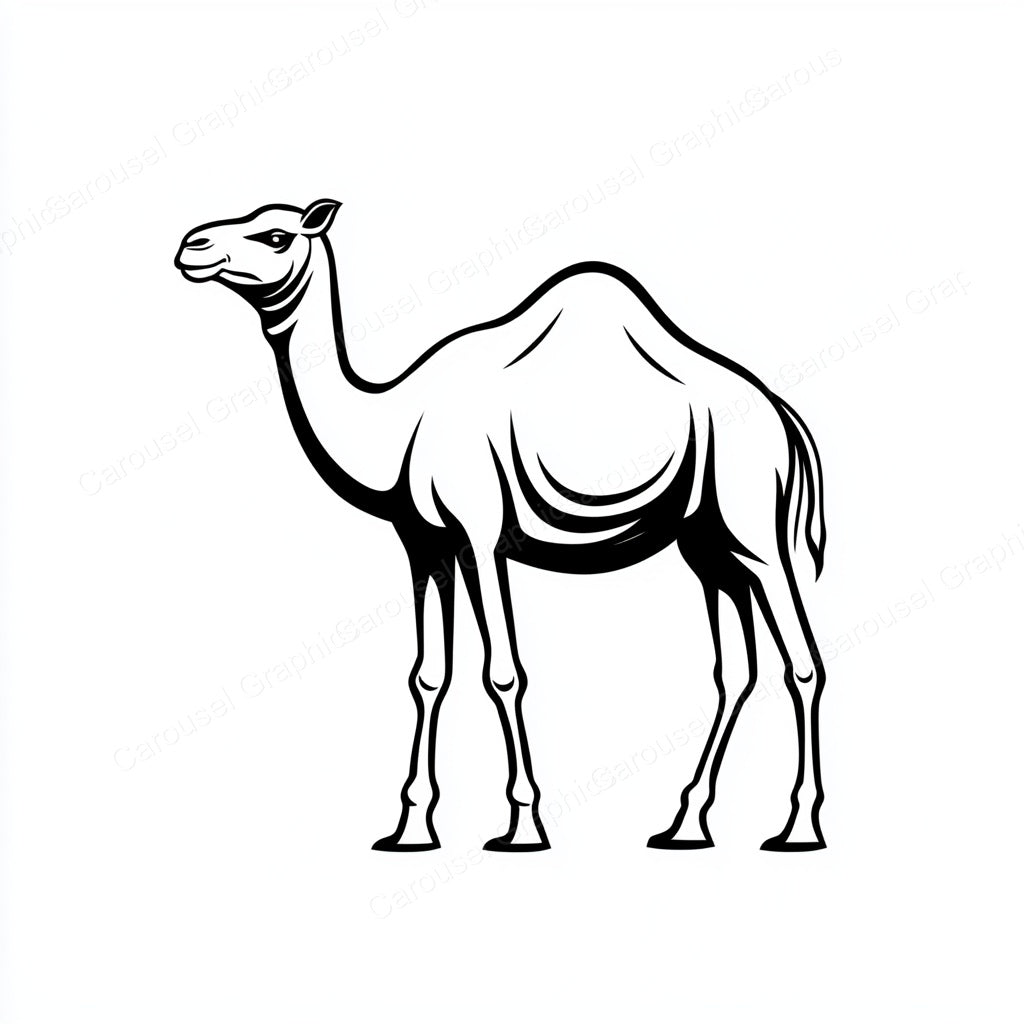 Camel Vector Graphic preview