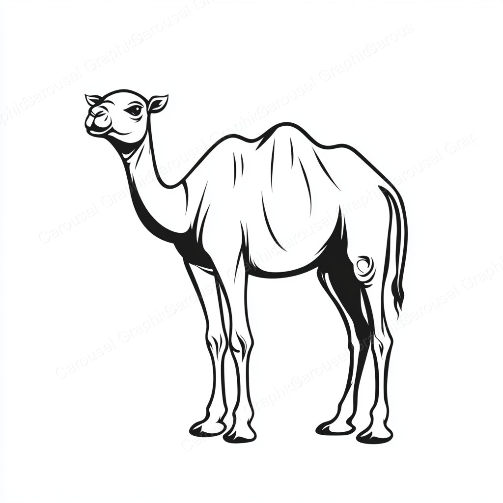 Camel Vector Graphic preview