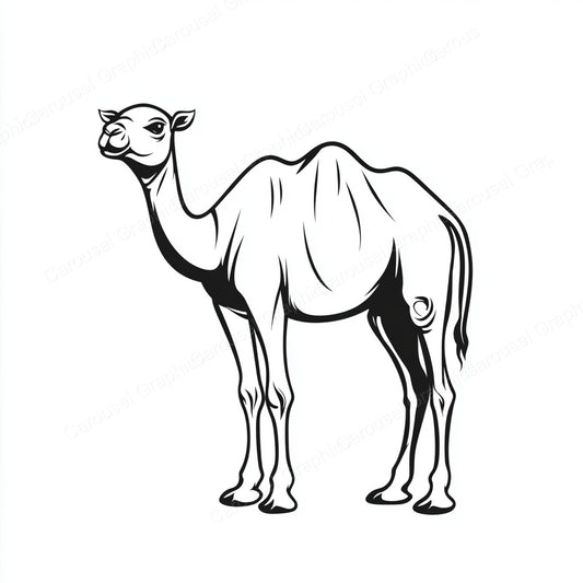 Camel Vector Graphic preview