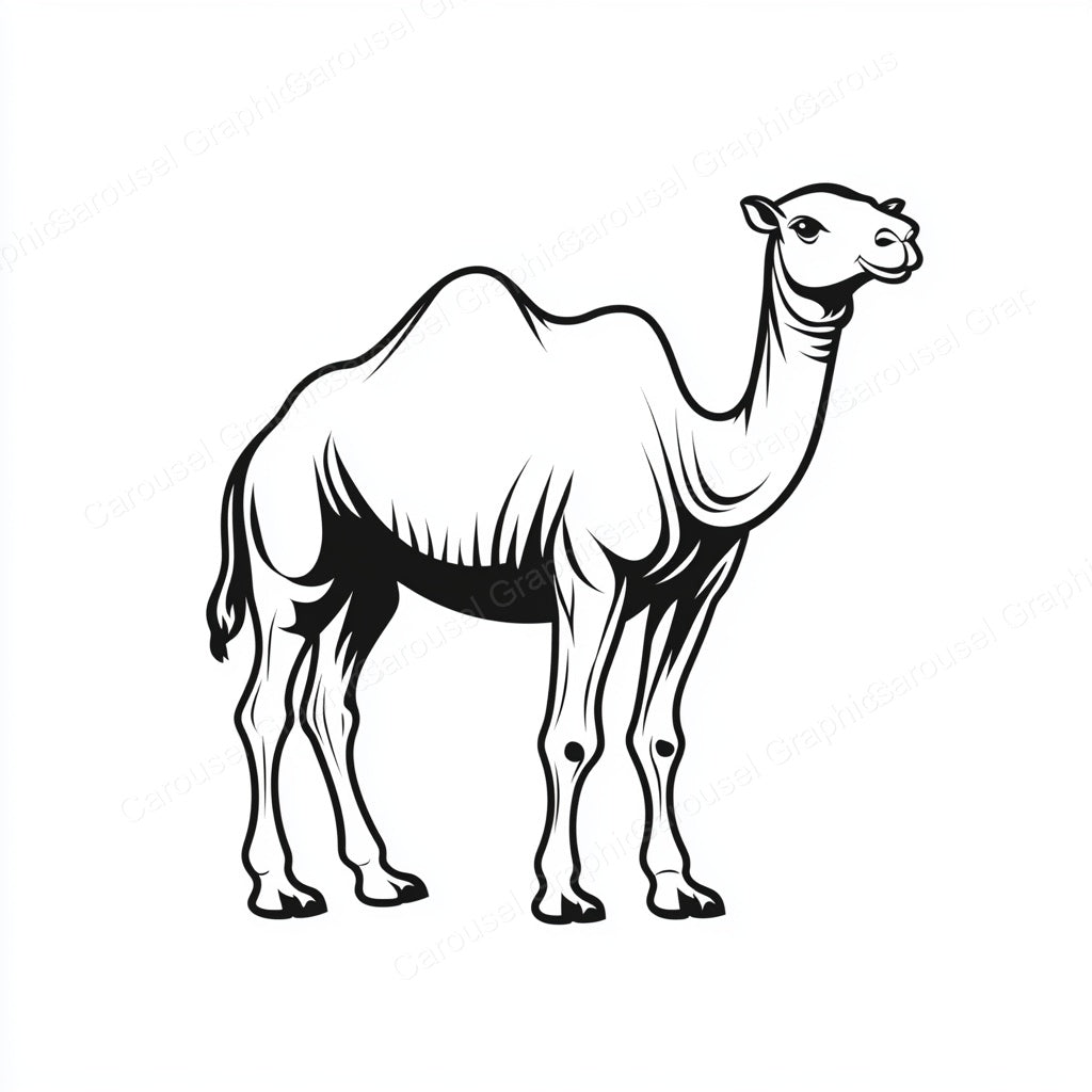 Camel Vector Graphic preview