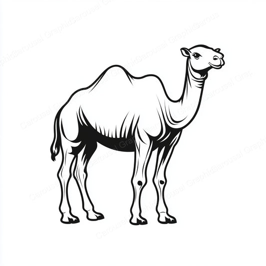 Camel Vector Graphic preview