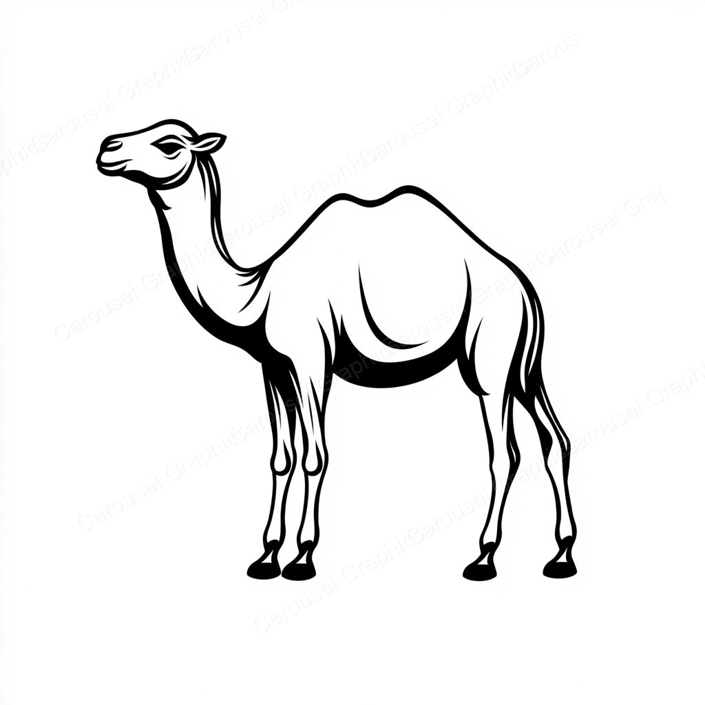 Camel Vector Graphic preview