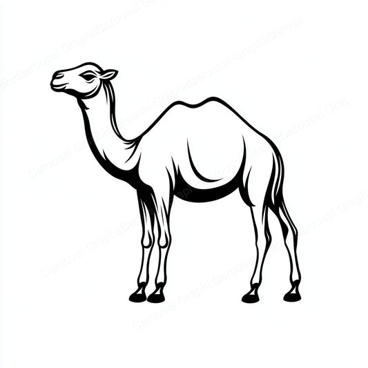 Camel Vector Graphic preview