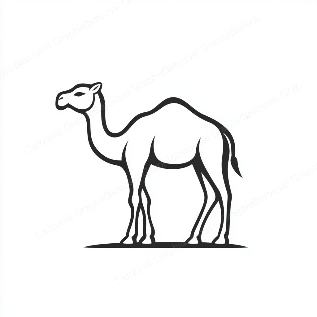 Camel Vector Graphic preview